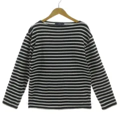 セントジェームス SAINT JAMES ウェッソン バスクシャツ ボーダー ボートネック カットソー 長袖 フランス製 コットン ブラック 黒 ホワイト 白