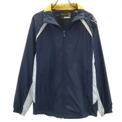 Mizuno ミズノ ジップジャケット M ネイビー系 裏メッシュ メンズ 古着