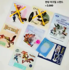 （まとめ売り）ズートピア DAISO アークス アクリル スタンド ニック ジュディ ズートピア 2