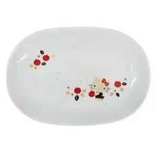 【小皿】ハローキティ 小判皿 はろうきてぃ花林檎