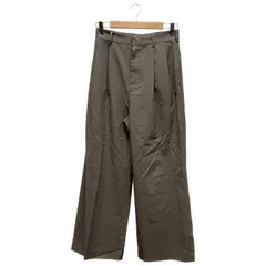 Spick & Span (スピックアンドスパン) ウーステッドワイドパンツ 25030200101010 ブラウン 38