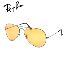 Ray-Ban アビエーター RB3025 004/33 58 ガンメタリック/オレンジレンズ 【新品未使用】