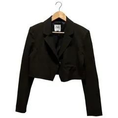 ZARA (ザラ) クロップドジャケット 2010/948/700 ブラウン M