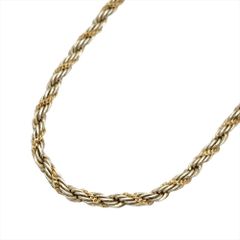 ティファニー 太め スクリュー ツイスト コンビ ネックレス 925 14K
