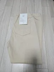 基本 ベージュ コットン パンツ ジョガーフィット 66まで可能