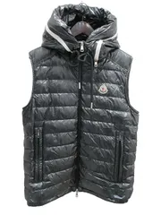 モンクレール MONCLER ダウンベスト チャコールグレー  1サイズ メンズ