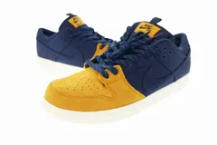 ナイキ NIKE SB DUNK LOW Desert Ochre and Midnight Navy ダンク ロー デザートオークル アンド ミッドナイトネイビー DX6775-400 28 紺 ネイビー ブランド古着ベクトル 中古▲■260224