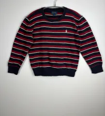 ポロ ラルフローレン ストライプ キッズ ニット