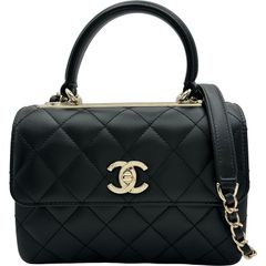 シャネル  AS2877 スモールボックス ラムスキンチェーンショルダーバッグ レディース シャネル CHANEL スモールボックスバッグ AS2877 ブラック/ゴールド