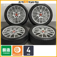 【鍛造】BBS RE-L2 RE5005 17in 7J +48 PCD100 ブリヂストン ポテンザS007A 215/45R17 プリウス カローラスポーツ 86 BRZ インプレッサのサムネイル