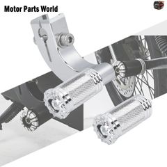 ハーレー用1インチハンドルグリップ/ビレットメッキ/ソフテイル 