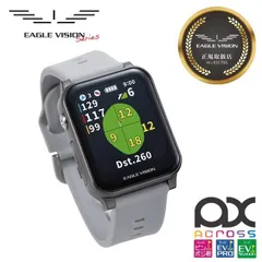 新品★朝日ゴルフ★イーグルビジョン アクロス★EAGLE VISION AX★EV-539GY★腕時計型★グレーのサムネイル