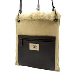 ほぼ未使用品 UGG アグ ヒョウ豹柄 クリア ボディーバッグ ウエスト