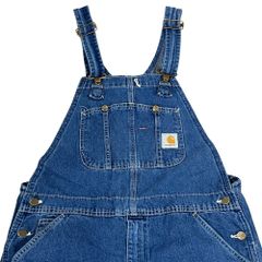 Carhartt カーハート デニム オーバーオール インディゴブルー - メルカリ