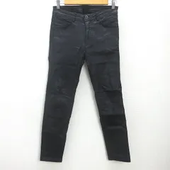 K■ザラマン/ZARA MAN スネーク柄 スキニーパンツ【ウエスト76cm】黒/MENS■71【中古】