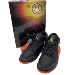 【中古美品】 NIKE ナイキ × J BALVIN Jバルヴィン AIR JORDAN 3 RETRO SP FN0344-001 エア ジョーダン 3 レトロ SP スニーカー 靴 【160-260426-as-07-izu】