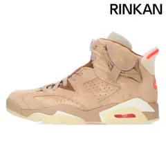 ナイキ ×トラヴィススコット Travis Scott  DH0690-200/Air Jordan 6 British Khaki エアジョーダン6 ブリティッシュカーキスニーカー メンズ 27cm