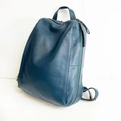 MOTHER HOUSE マザーハウス  カゼマトウ バックパック L レザー リュック ディープブルー Ks4-24のサムネイル