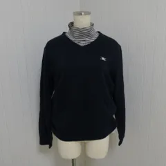 バーバリーゴルフ(BURBERRY GOLF）　 重ね着風ニット　３WAY  LLのサムネイル