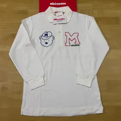 レア◎新品タグ付き◎ミキハウスジュニアレトロポロシャツ◎サイズＳ