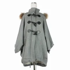 バーバリーブルーレーベル BURBERRY BLUE LABEL ダッフルコート ジャケット ノバチェック 38 グレー E1F91-685-07