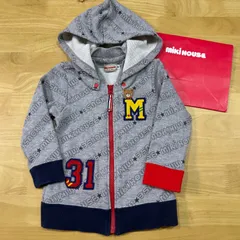 ミキハウスロゴパーカー◎限定品◎美品◎サイズ90