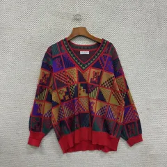 ヴィンテージ オールドスクール Vネック ニット 100 M13614