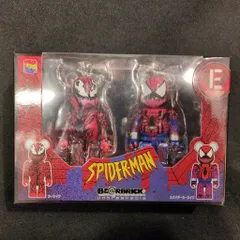 サニーサイドアップ Happyくじ BE@RBRICK MARVEL SPIDER-MAN ペアボックス賞 E.カーネイジ&スパイダーカーネイジ BE@RBRICK 100% 2体セット (ボー