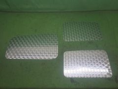 泥除けウェイト 満載御礼 左右セット 120x430 デコトラ トラック 鏡面 