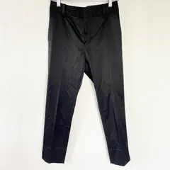 【即購入の場合はお値段交渉OK】エストネーション　レディース サテン ストレッチ スリム テーパードパンツ 36 ブラック レーヨン混　日本製 美品