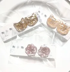 オリジナルレジン ピアス