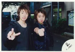 嵐 00年 ブルボンプチシリーズCM撮影 大野智/相葉雅紀 公式写真 *1枚