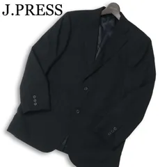 J.PRESS ジェイプレス 春夏 背抜き ストライプ★ テーラード ジャケット 日本製 Sz.170 メンズ ネイビー