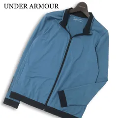 UNDER ARMOUR アンダーアーマー 通年★ HEATGEAR ストレッチ ブルゾン ジャケット Sz.MD メンズ ゴルフ トレーニング