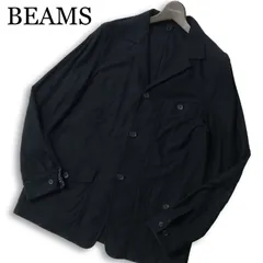 International Gallery BEAMS ビームス 通年★ アンコン カジュアル ジャケット Sz.46 メンズ 紺 ネイビーのサムネイル