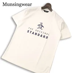 Munsingwear マンシングウェア ゴルフ 春夏★ 半袖 ロゴプリント Tシャツ カットソー 日本製 Sz.S メンズ 白のサムネイル