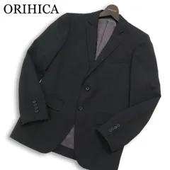 ORIHICA オリヒカ 通年★ 総裏 テーラード ジャケット Sz.92Y5 メンズ 黒