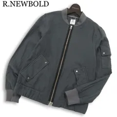 R.NEWBOLD ポールスミス MA-1★ フライト ブルゾン ジャケット Sz.M メンズ 灰 グレーのサムネイル