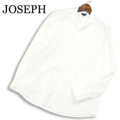 JOSEPH ジョセフ 通年★ 長袖 刺繍 コットン シャツ Sz.50 メンズ 白のサムネイル