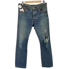 リーバイス Levis メキシコ製 501 ボタン裏4936 ボタンフライ ストレート ジーンズ メンズ  W33 L32