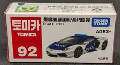 タカラトミー トミカ韓国版 LAMBORGHINI AVENTADOR LP700-4 POLICE CAR 92のサムネイル