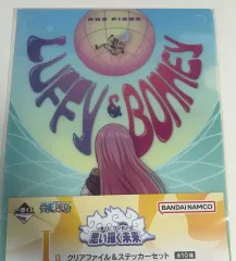 ONE PIECE ボニー ルフィ ニカ（NIKA） 一番くじ I賞 クリアファイル & ステッカー セット