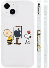 【数量限定】プロ アイフォン15 対応 カバー サイドデザイン スマホケース クリアソフトケース ケース 用 Pro 15 iPhone スヌーピー