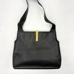 BVLGARI ブルガリ アショーマ レザーベルト ブラック イタリア 46/115 