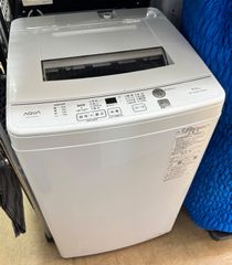 最終値下げAQUA 縦型洗濯機 5kg クリアガラス天板 2025年度製造 - メルカリ