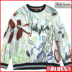 Paul Smith ポールスミス スウェット XL 総柄 クルーネック 日本製 花柄 古着 メンズ トレーナー スウェットサイズXL一覧←SEULB屋着古← NS667
