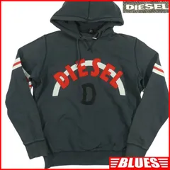 DIESEL ディーゼル スウェット L パーカー フーディー 紺 ネイビー 古着 メンズ トレーナー スウェットサイズL一覧←SEULB屋着古← TY4464
