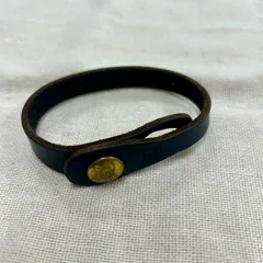 【中古】IL BISONTE レザーブレスレット 本革 イルビゾンテ