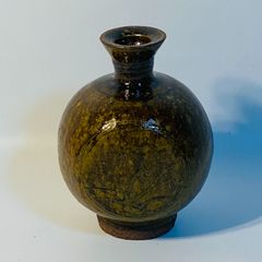 赤褐色 陶器 花瓶 泡盛 4合瓶 切立型 焼酎壷 インテリア 花器 赤褐色 陶器 花瓶 泡盛 4合瓶 切立型 焼酎壷 インテリア 花器 - メルカリ