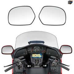 ホンダ ゴールドウイング GL1800 2001-2017 2016 2013 2011 2002 2003 用オートバイクリアリアビューサイドミラーガラス左右セット